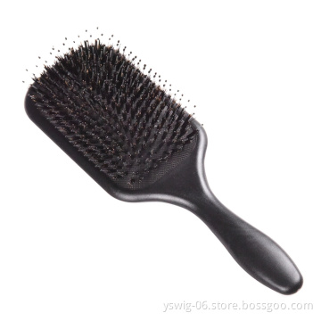 Wholesale Bristle Brush Bristle Hair Brush Private Label Plastic Boar Bristle Hair Straighter Brush